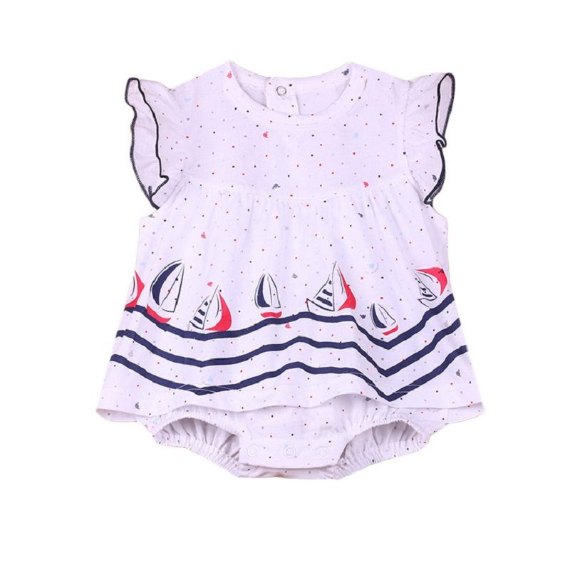 Sleeveless Baby Girl Dress Romper