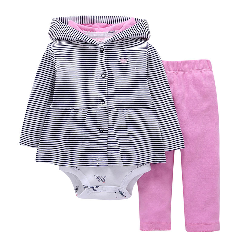 Ropa De Bebe 3-Piece Baby Romper Set