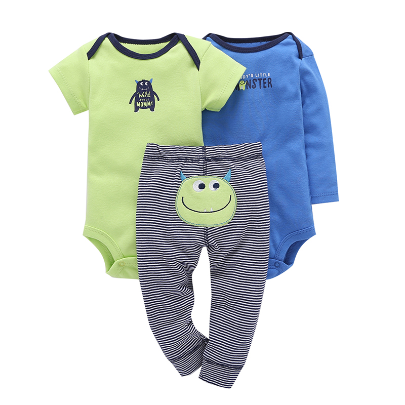 Baby Romper 3-Piece Set