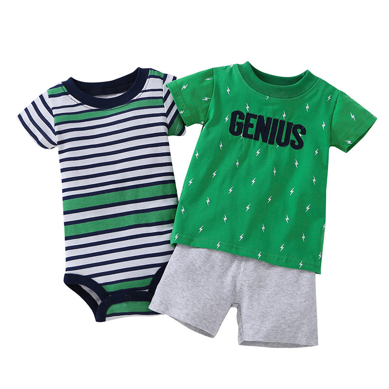 Baby Boy Romper 3Pcs Sets