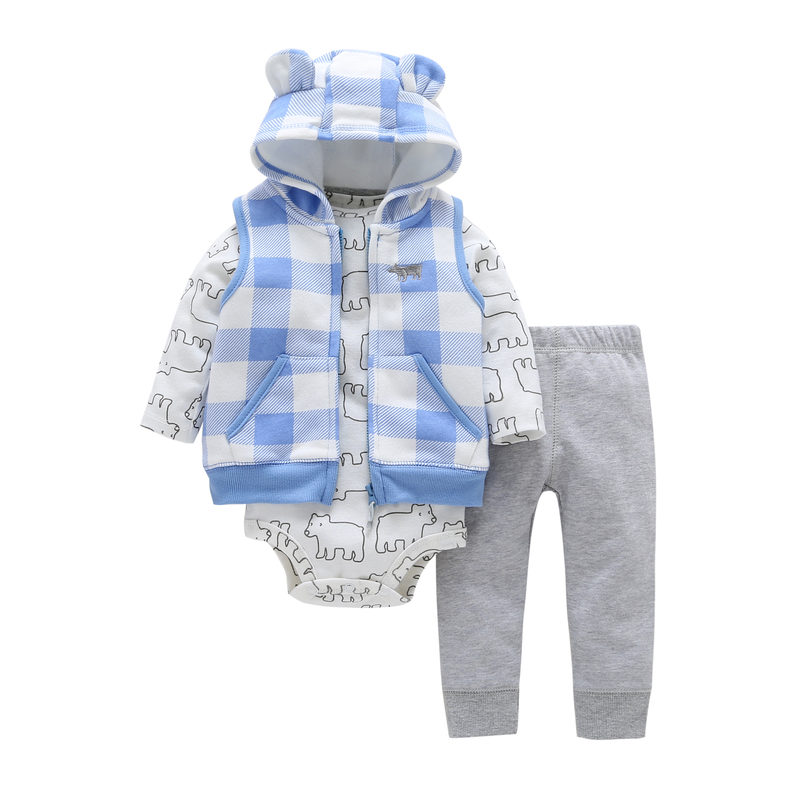 Ropa De Bebe 3-Piece Baby Romper Set