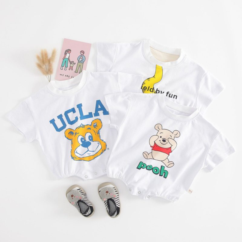 Newborn Romper Cute Cartoon Print