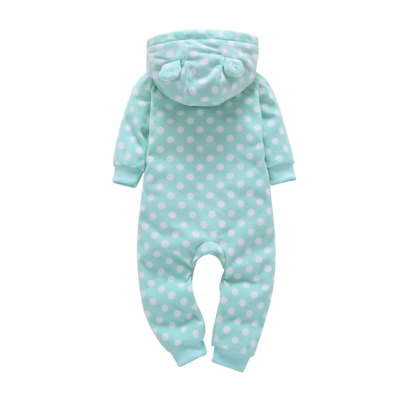 Zipper Romper Baby Cotton Hoodie