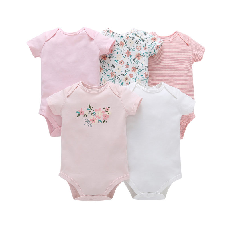 Baby Short Romper 5Pcs Set