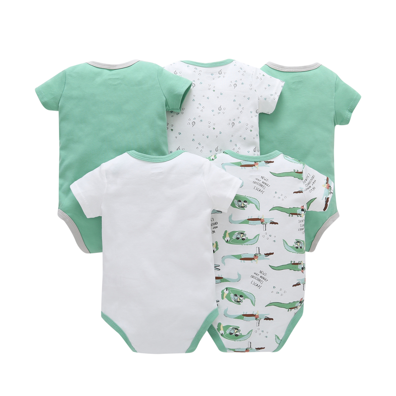 Baby Short Romper 5Pcs Set