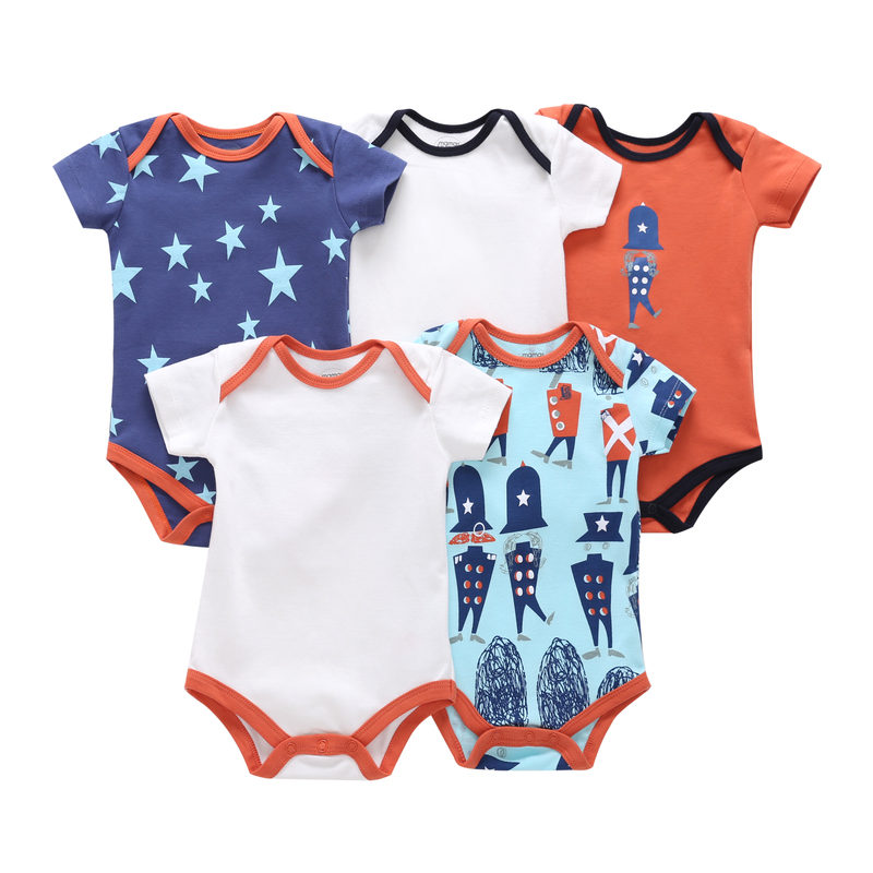 Baby Short Romper 5Pcs Set