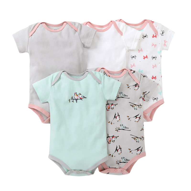 Baby Short Romper 5Pcs Set