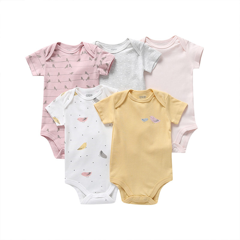 Baby Short Romper 5Pcs Set