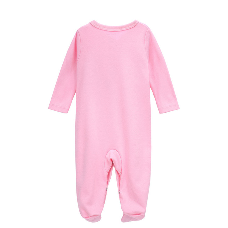 Cotton Romper Baby One-Piece Unisex Long Sleeve