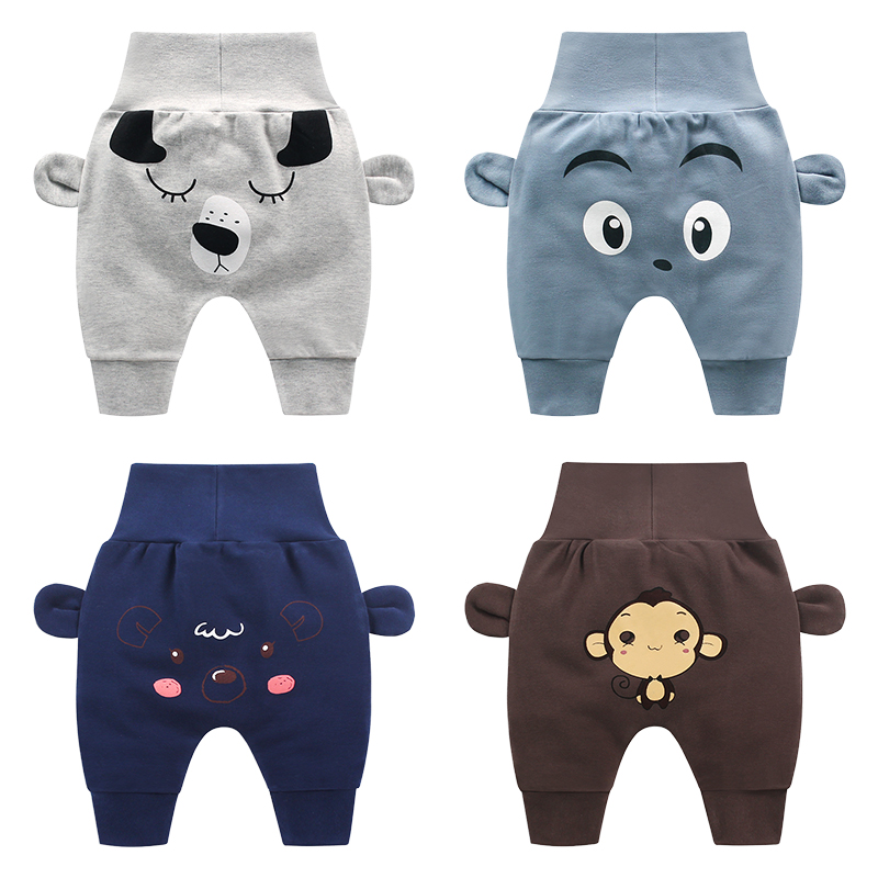 Baby Pp Pants For Unisex Cartoon Pattern