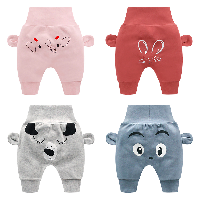 Baby Pp Pants For Unisex Cartoon Pattern