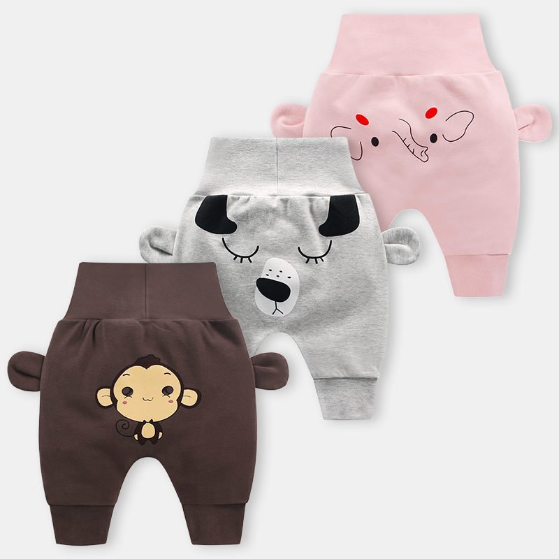 Baby Pp Pants For Unisex Cartoon Pattern