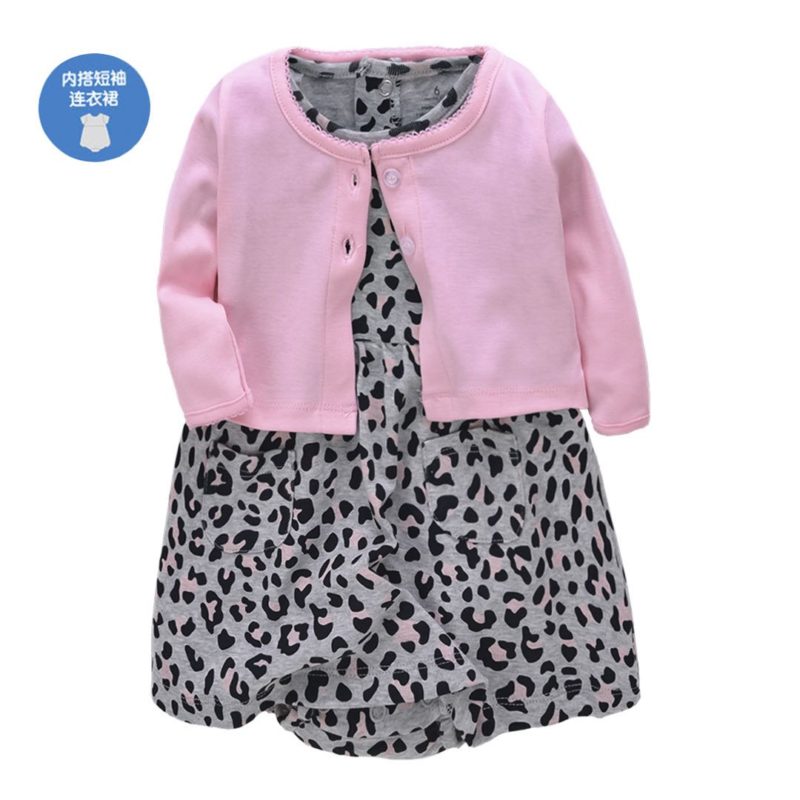 Baby Girl Rompers Dress With Jacket