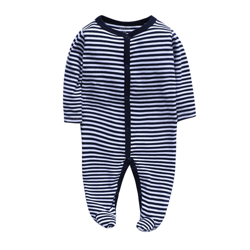 Cotton Romper Baby One-Piece Unisex Long Sleeve