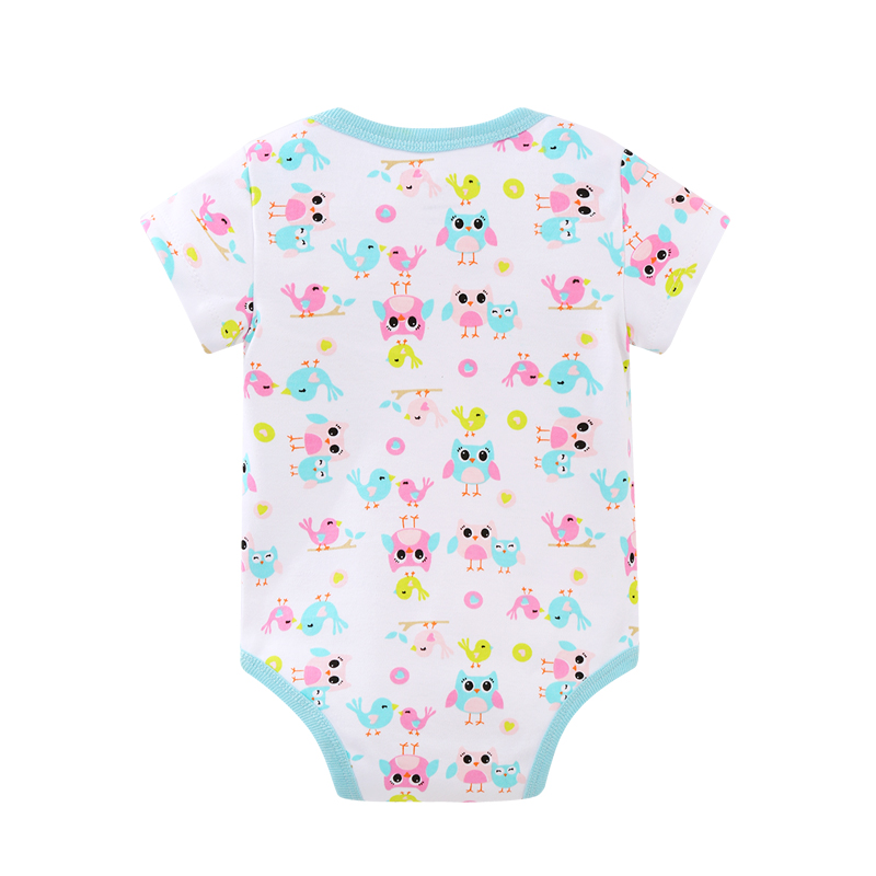 Baby Romper Suits 5Pcs With Cute Print