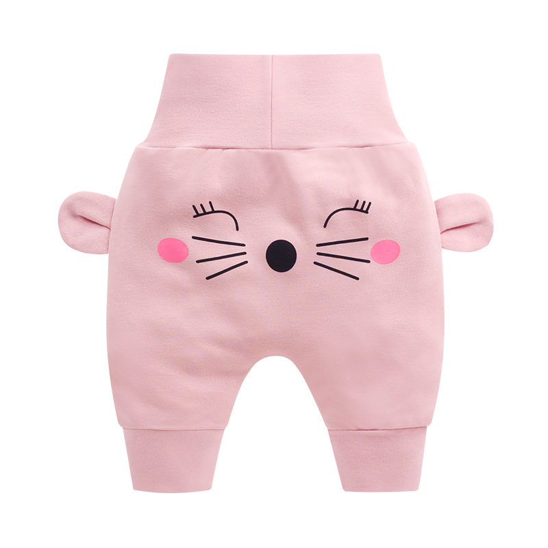 Baby Pp Pants For Unisex Cartoon Pattern