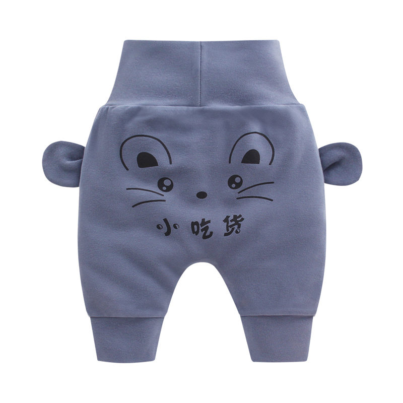 Baby Pp Pants For Unisex Cartoon Pattern