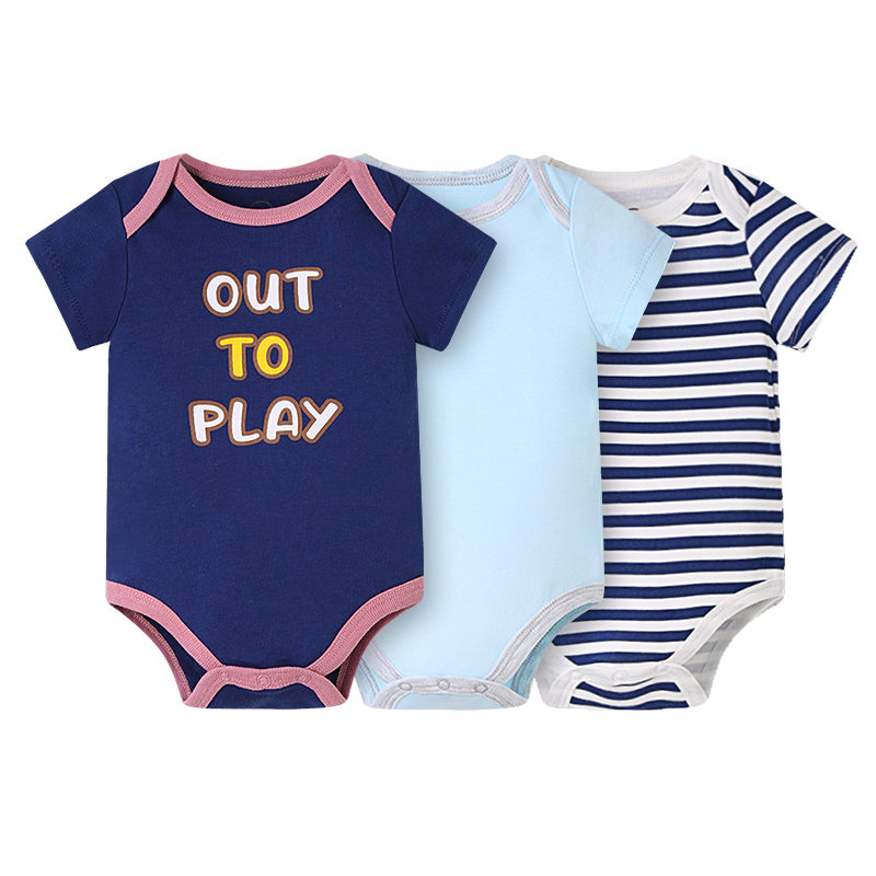 Carterbell Baby Summer Romper 3Pcs Suit