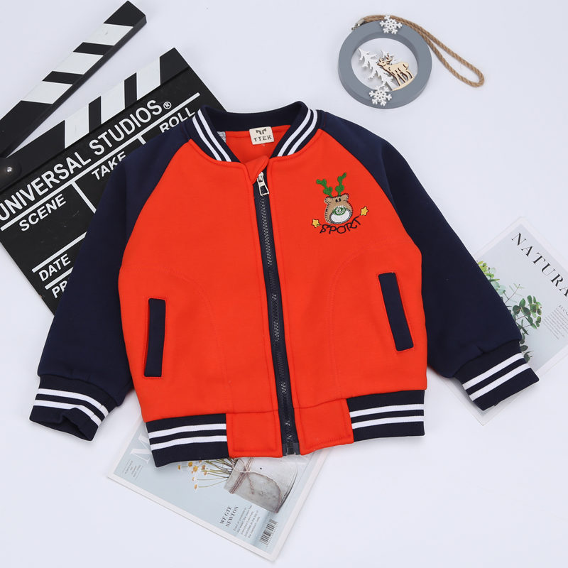 Casual Baby Jacket Wholesaler Windproof Zipper Design