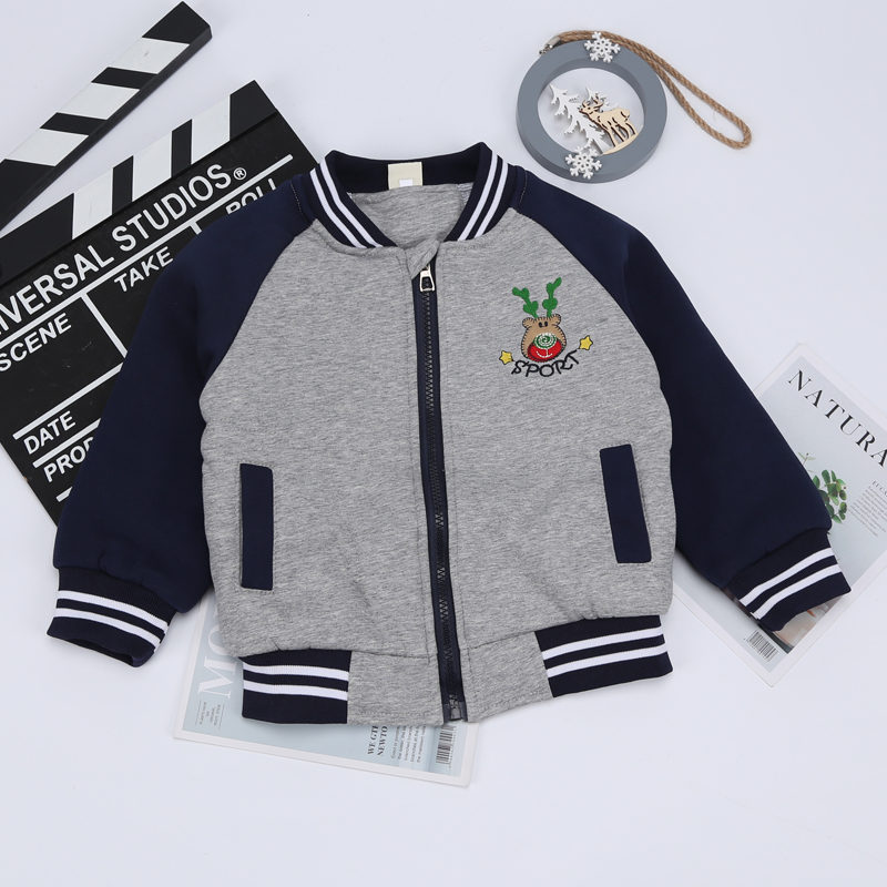 Casual Baby Jacket Wholesaler Windproof Zipper Design