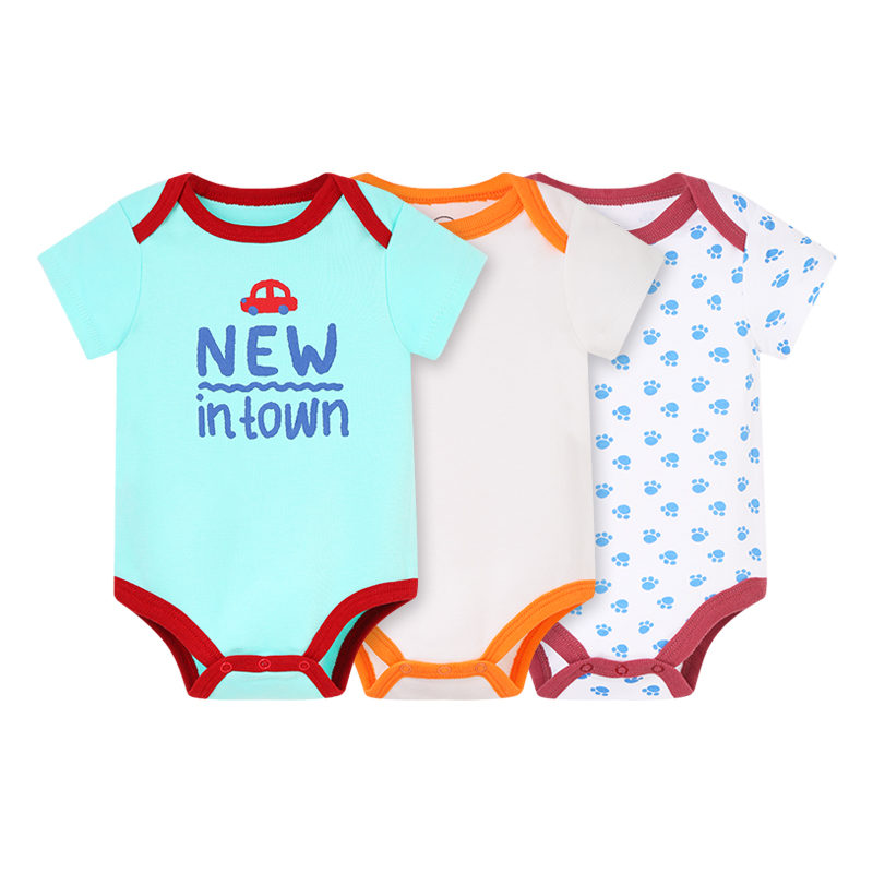 Carterbell Baby Summer Romper 3Pcs Suit