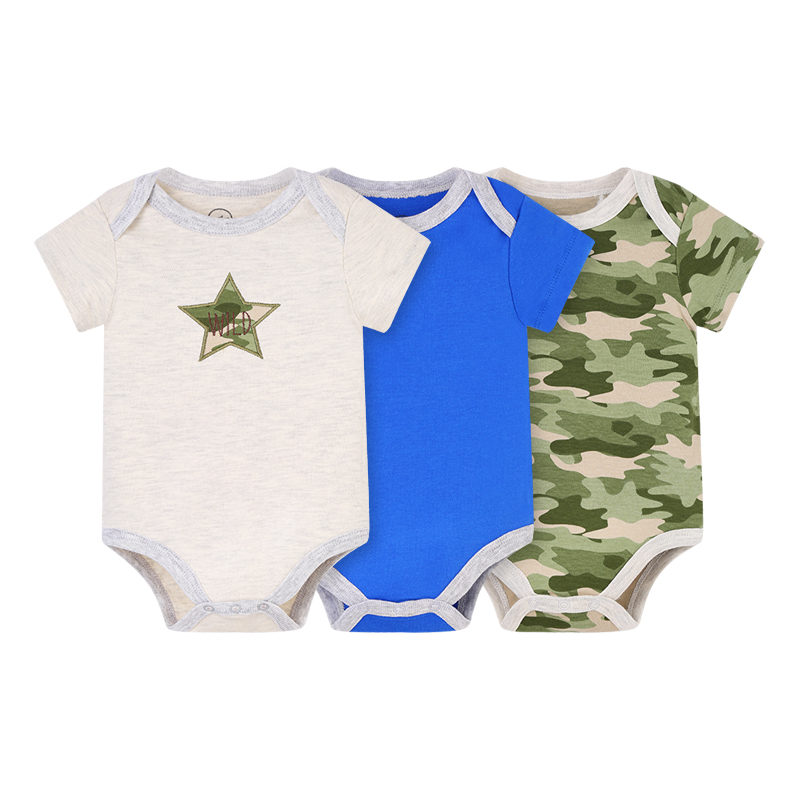 Carterbell Baby Summer Romper 3Pcs Suit