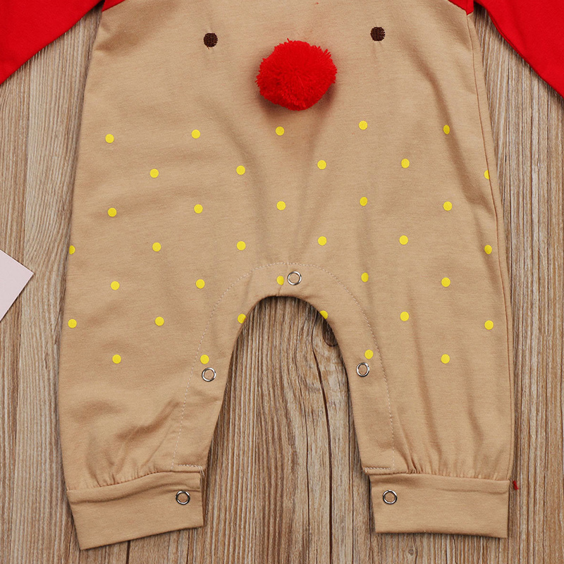 Newborn Jumpsuit Christmas Costume With Hat