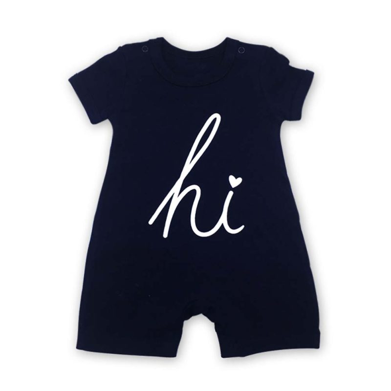 Baby Rompers Online Snap Button Design Wholesale