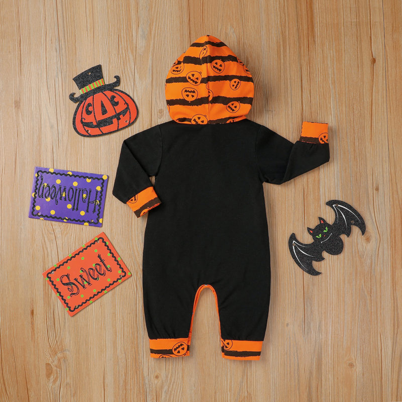 Long Sleeve Romper Baby Hooded Halloween Costume