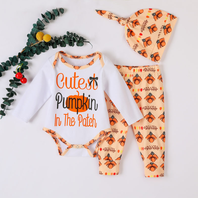 Baby Clothes 3Pcs Set Thanksgiving