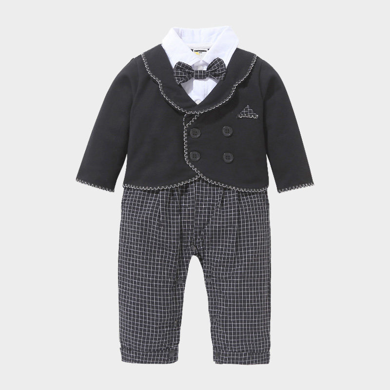 Toddler Boys Rompers Gentleman Style