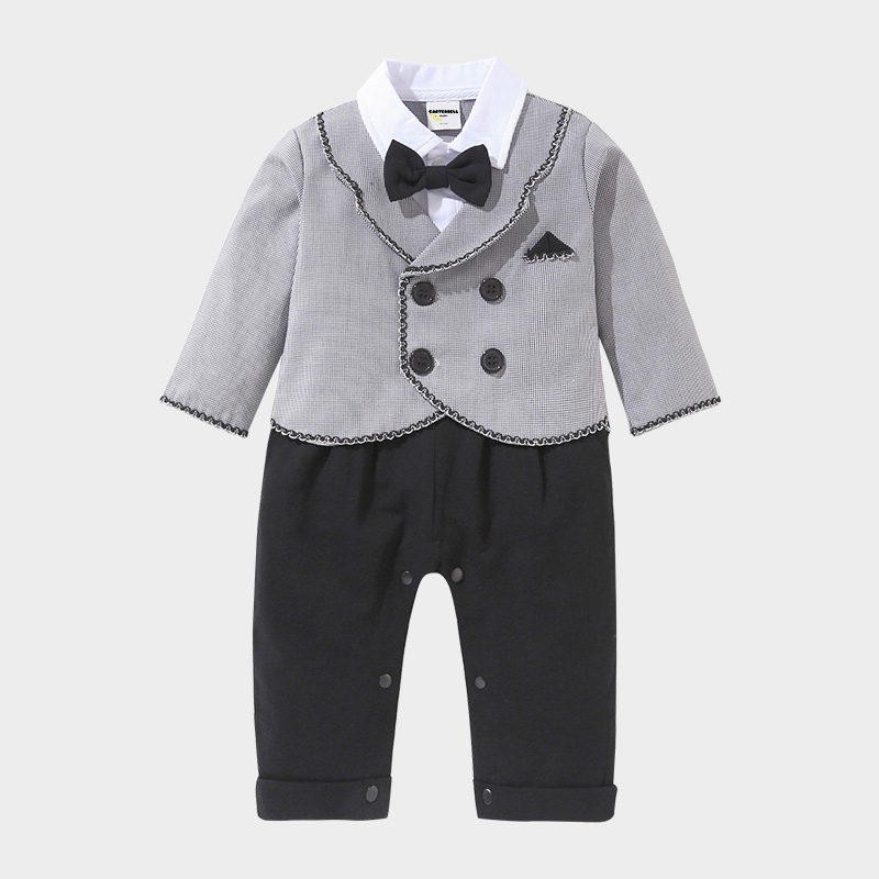 Toddler Boys Rompers Gentleman Style