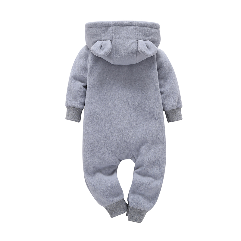 Newborn Jumpsuit Fleece Hooded Baby Clothes