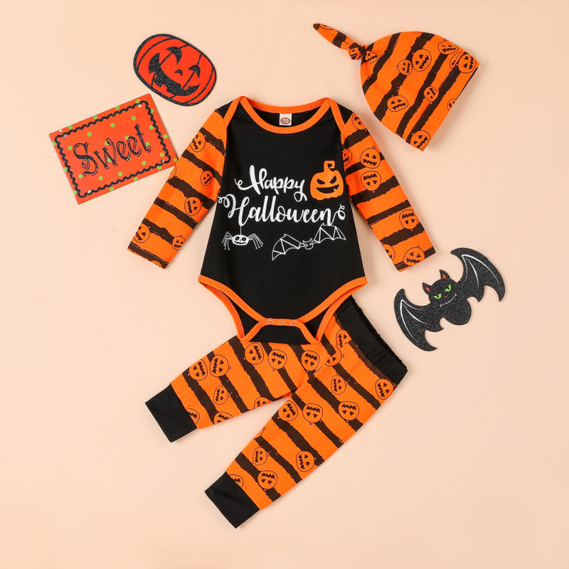 Newborn Baby Rompers Halloween Style