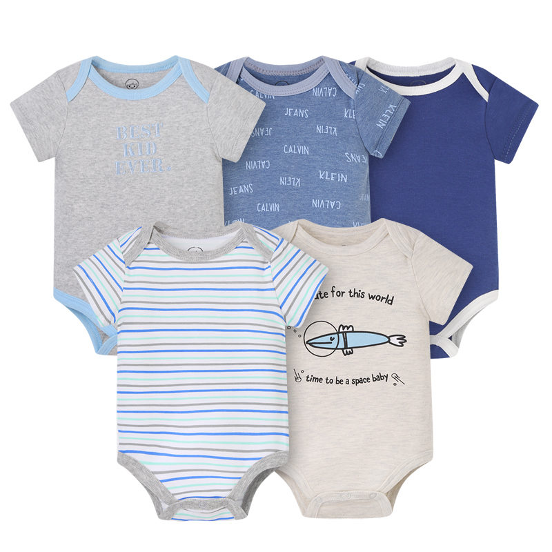 Newborn Baby Rompers 5Pcs Bodysuit