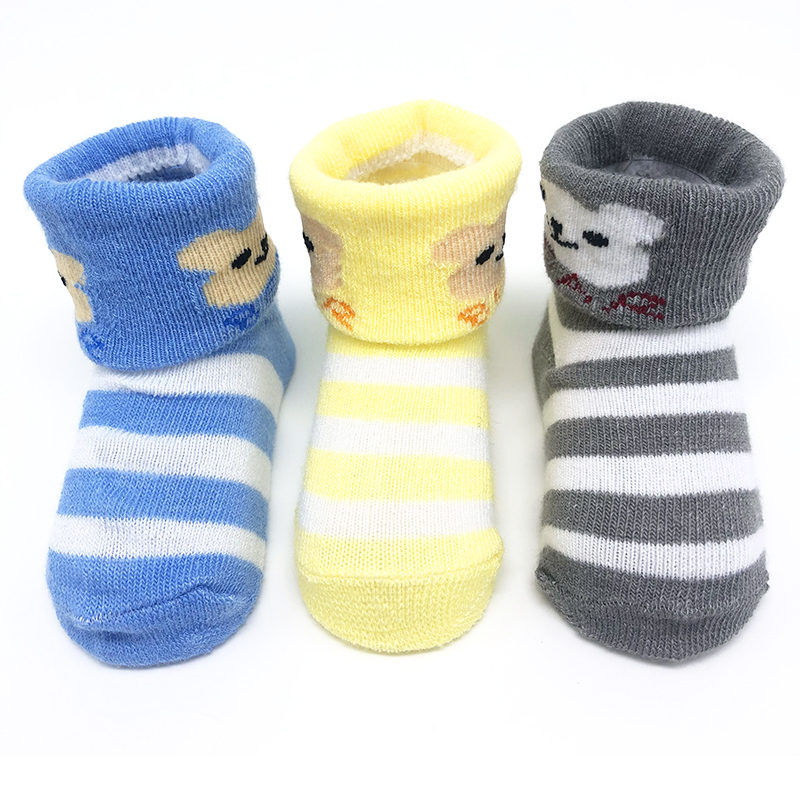 Newborn Baby Socks With Cute Pattern