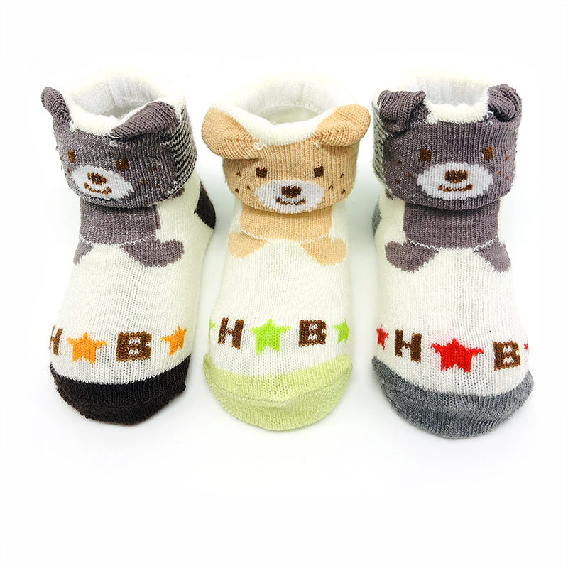 Newborn Baby Socks With Cute Pattern