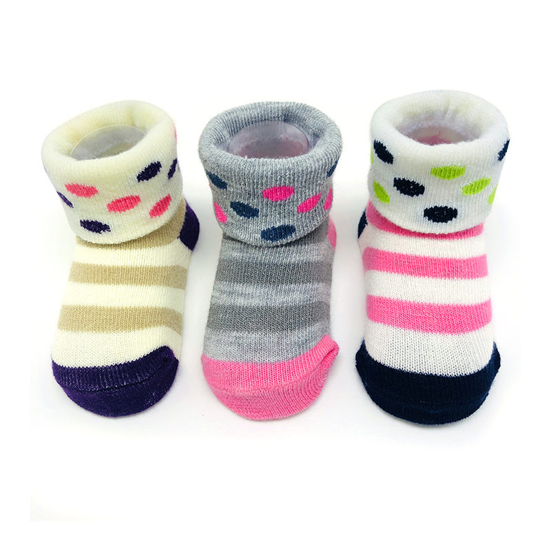 Newborn Baby Socks With Cute Pattern