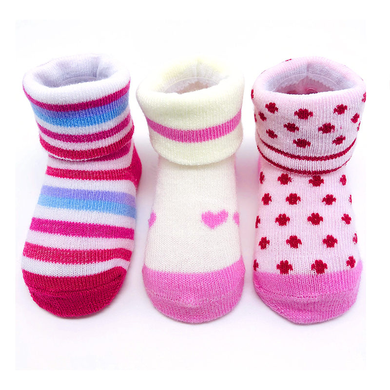 Newborn Baby Socks With Cute Pattern