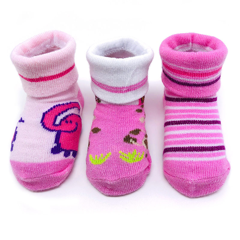 Newborn Baby Socks With Cute Pattern