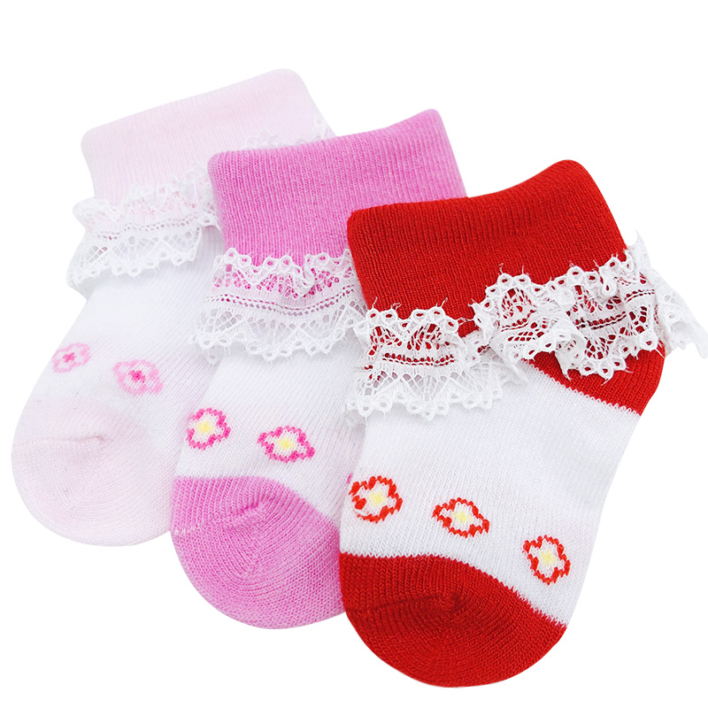 Baby Socks For Girl Cotton Lace Kids Socks